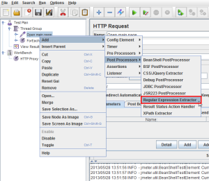 HTTP REQUEST REgular expression