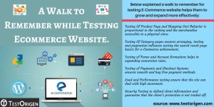 A Walk to Remember while Ecommerce Website Testing .