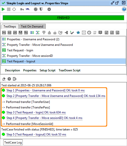 Execution-of-TestSteps. test case execution