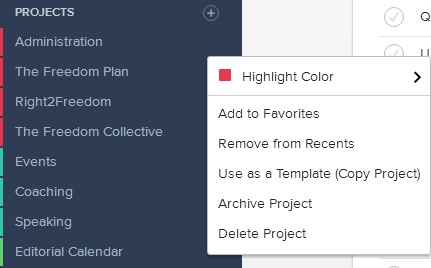 2.-Projects, Asana bug tracking