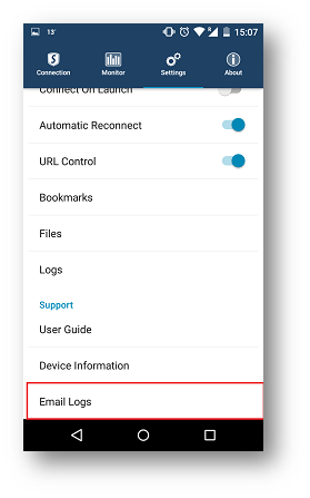 Step 4. When you have reproduced the issue