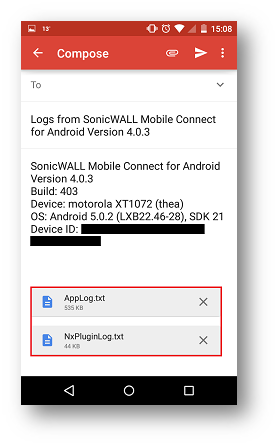 Step 5 Sent the logs to your Technical Support or email for facilitating examination