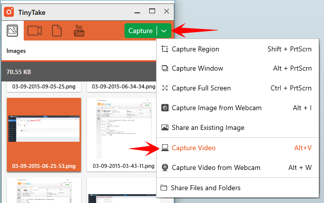 To-make-a-video-tap-the-key-combination-or-select