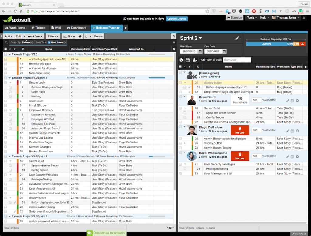 Discharge-arranging-with-Axosoft
