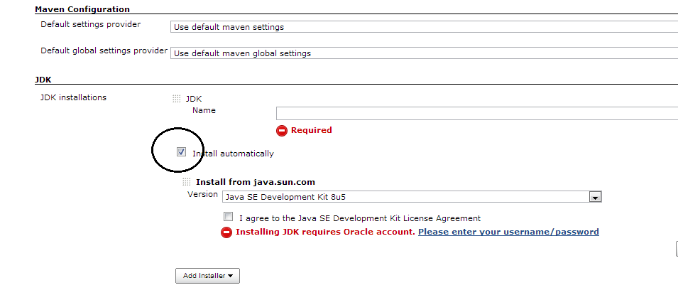 Uncheck-Install-automatically-check-box-so-Jenkins-will-just-take-java-which-we-have-specified-previously. selenium Jenkins integration