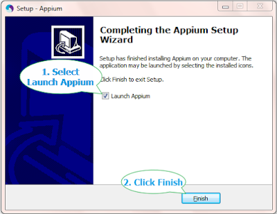 Toward-the-finish-of-installation-it-will-indicate-completing-the-Appium-Setup